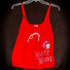 y2k Betty Boop adjustable tank top